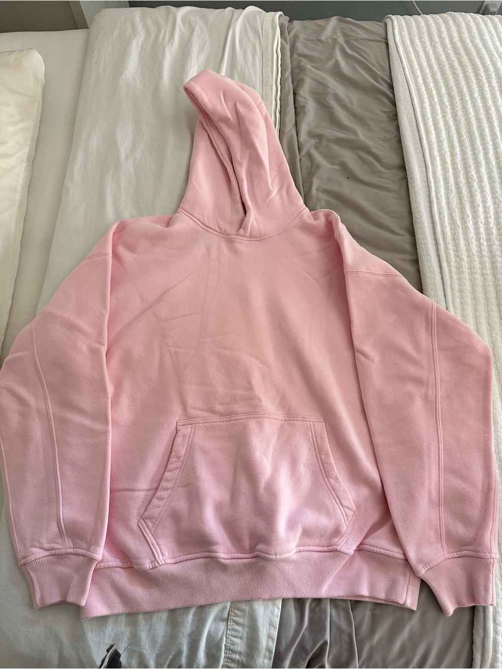 Abercrombie & Fitch Light Pink Hooded Sweatshirt